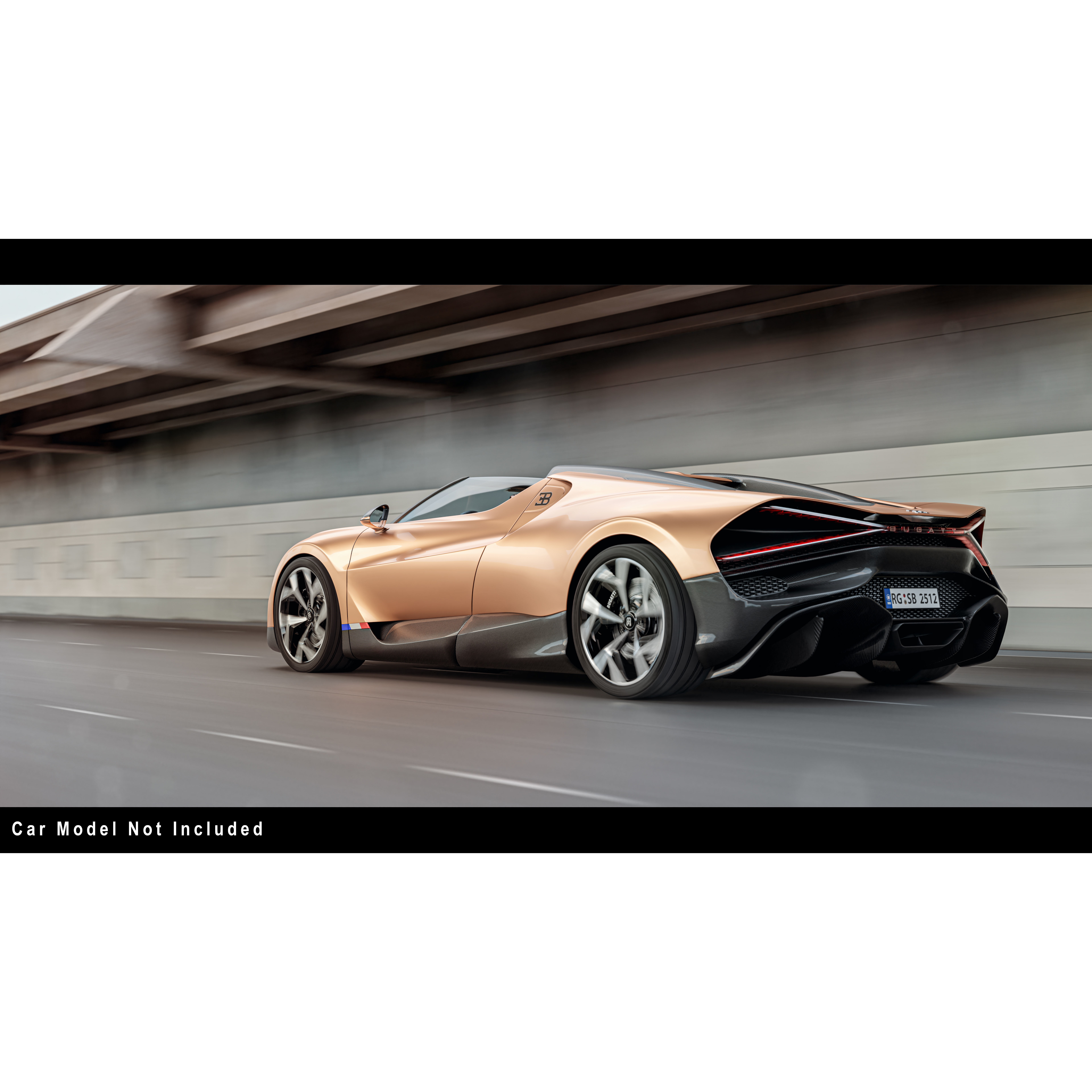 Urban Roadway - Low-Poly Game-Ready 3D Model - View 3