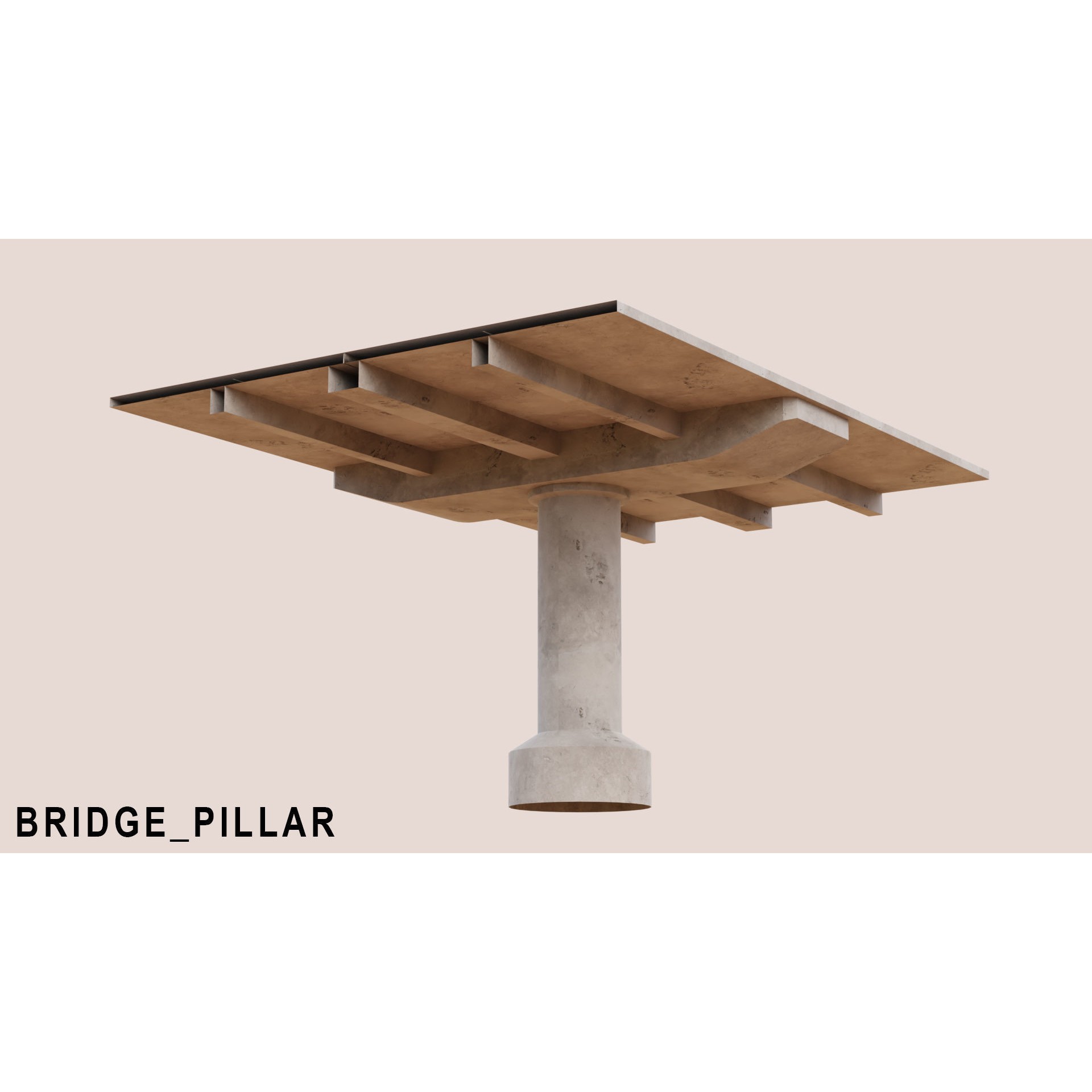 Urban Roadway - Low-Poly Game-Ready 3D Model - View 8