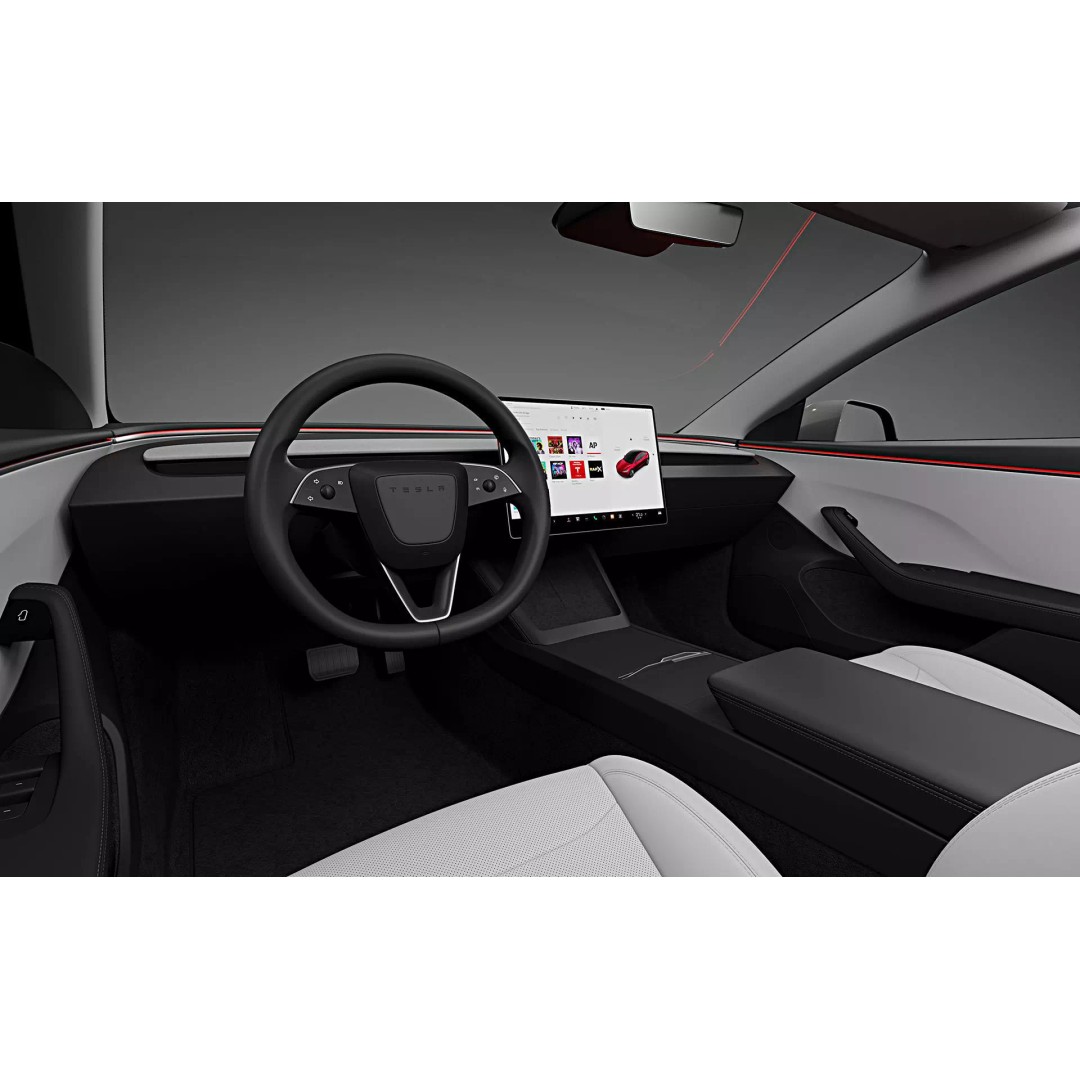 2024 Tesla Model 3 Highland 3D Model – Photorealistic Game Asset, FBX, OBJ - View 19