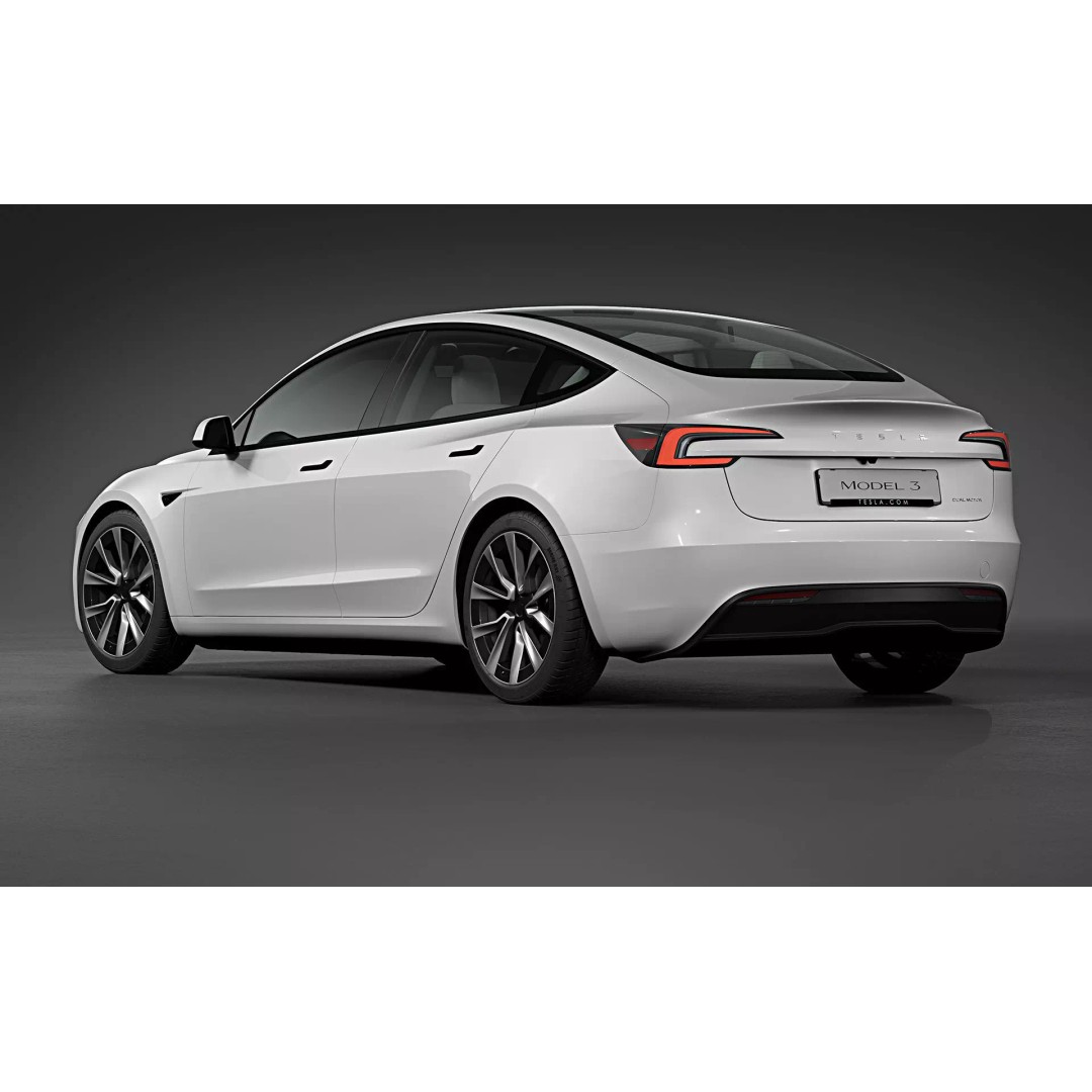 2024 Tesla Model 3 Highland 3D Model – Photorealistic Game Asset, FBX, OBJ - View 3