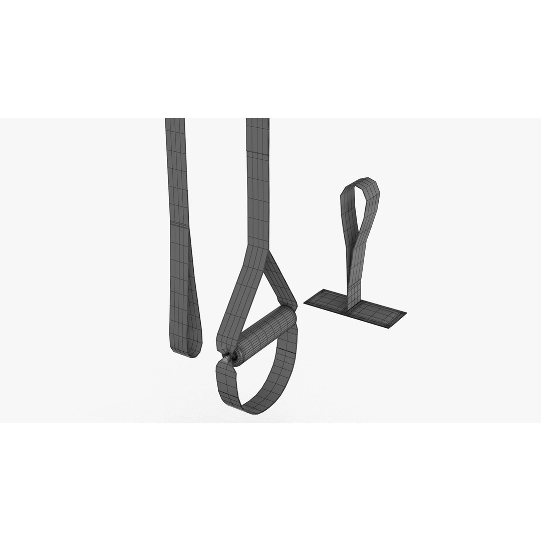 Fitness Straps 3D Model – Low Poly PBR Game Asset, FBX - View 22