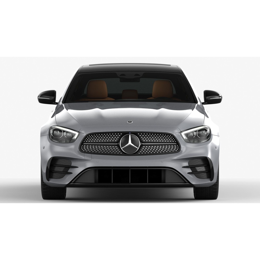 Mercedes-Benz E-Class 3D Model – High Poly Executive Car, FBX, OBJ - View 10
