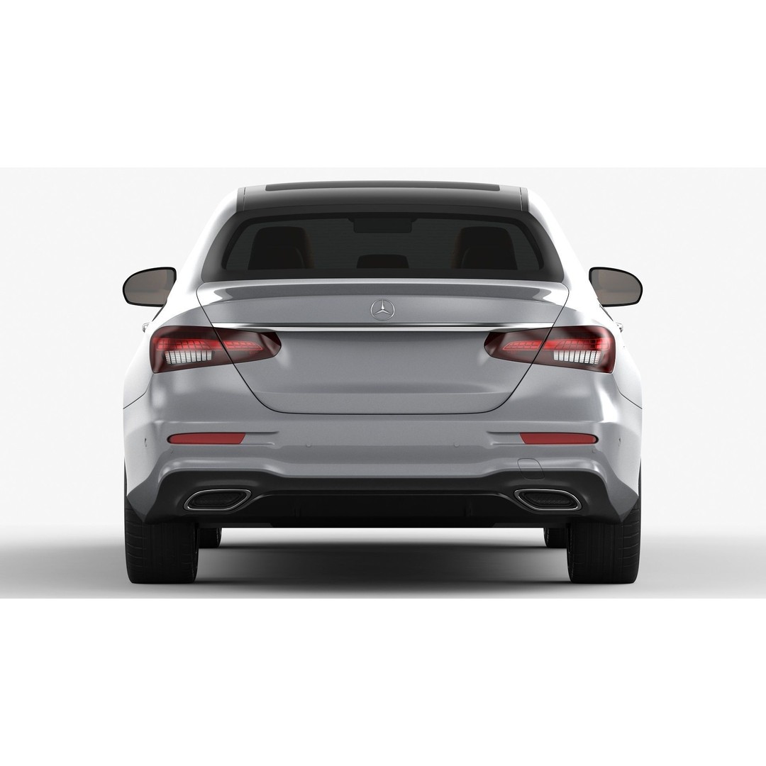 Mercedes-Benz E-Class 3D Model – High Poly Executive Car, FBX, OBJ - View 11
