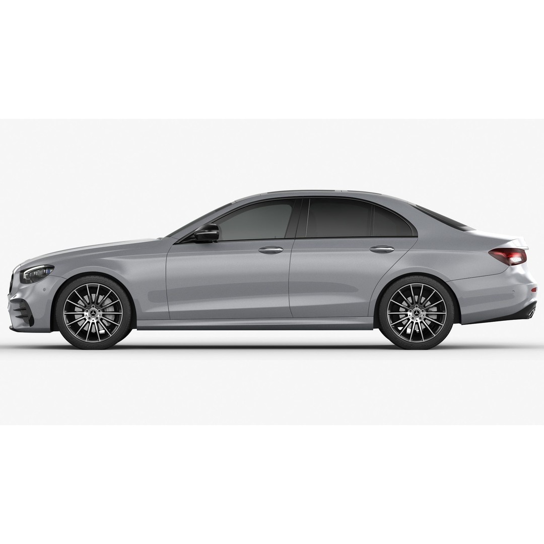Mercedes-Benz E-Class 3D Model – High Poly Executive Car, FBX, OBJ - View 12