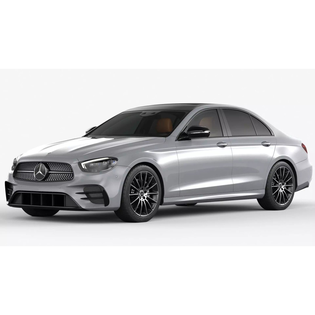 Mercedes-Benz E-Class 3D Model – High Poly Executive Car, FBX, OBJ - View 2