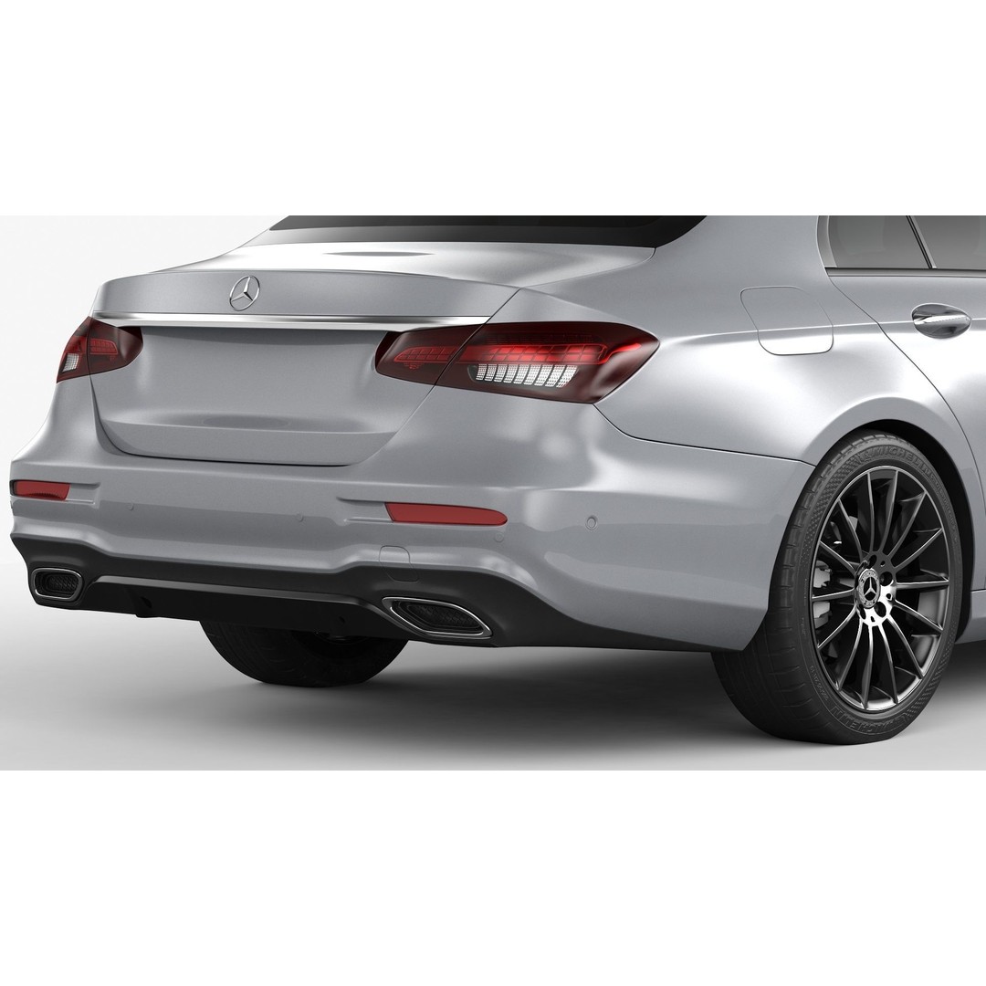 Mercedes-Benz E-Class 3D Model – High Poly Executive Car, FBX, OBJ - View 6