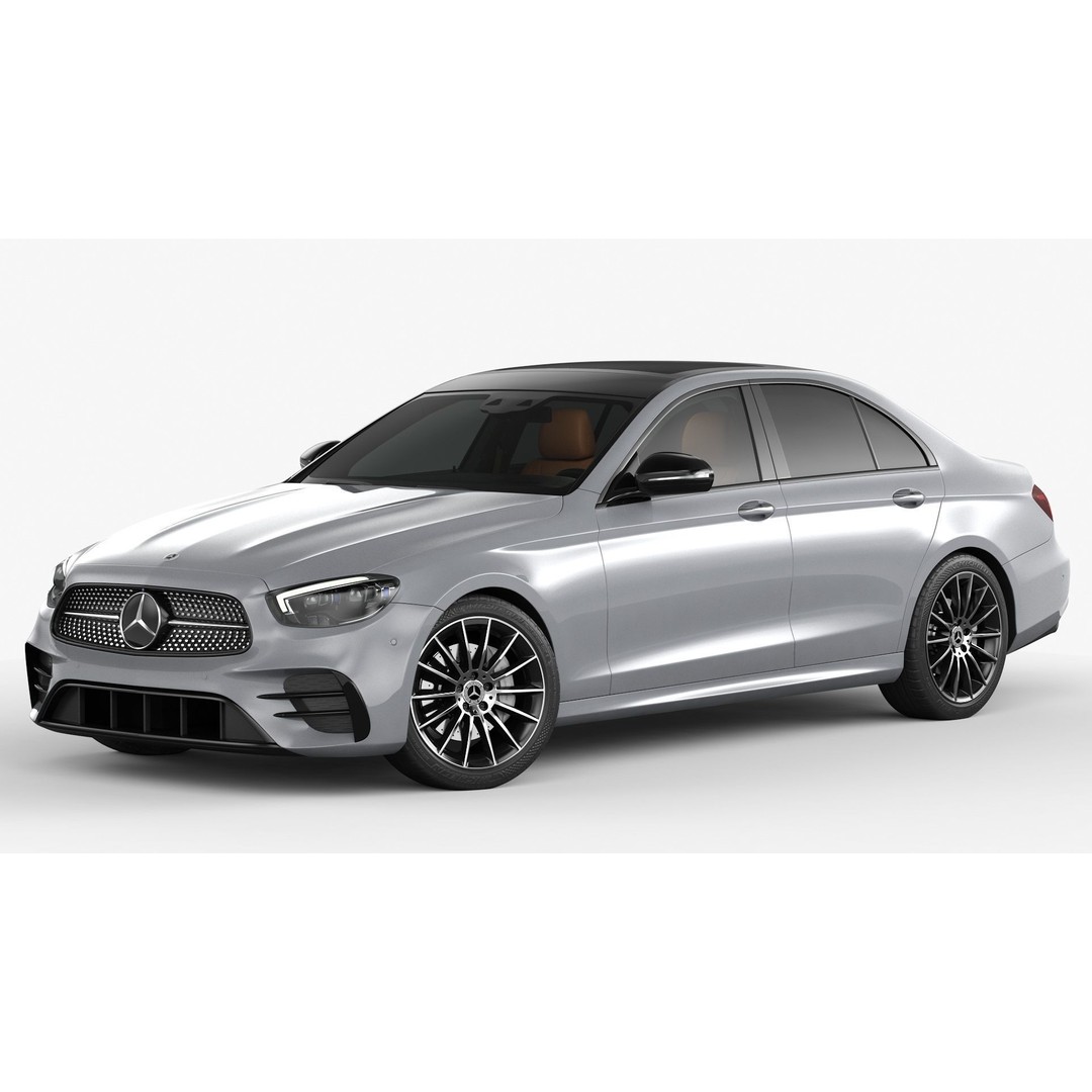 Mercedes-Benz E-Class 3D Model – High Poly Executive Car, FBX, OBJ - View 8