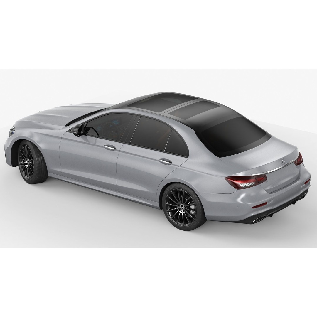 Mercedes-Benz E-Class 3D Model – High Poly Executive Car, FBX, OBJ - View 9
