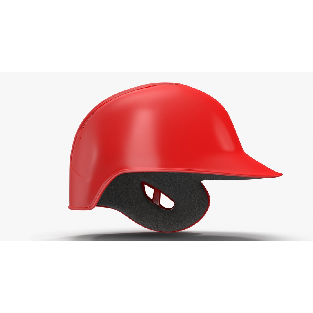 Baseball Helmet 3D Model – Low Poly Game Asset, FBX, PBR Textures - View 11