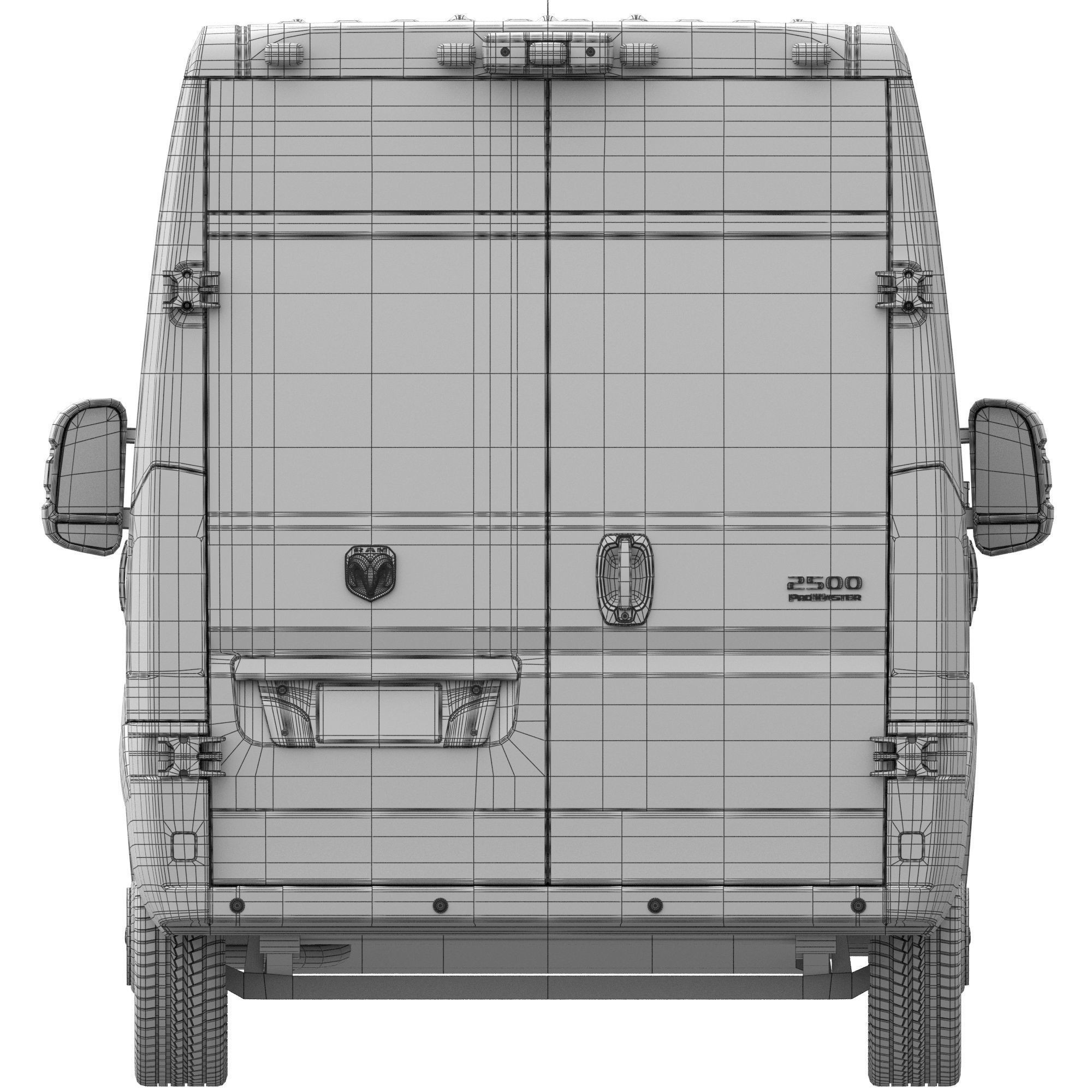 2024 Ram ProMaster L2H2 - Detailed Interior 3D Model - View 19