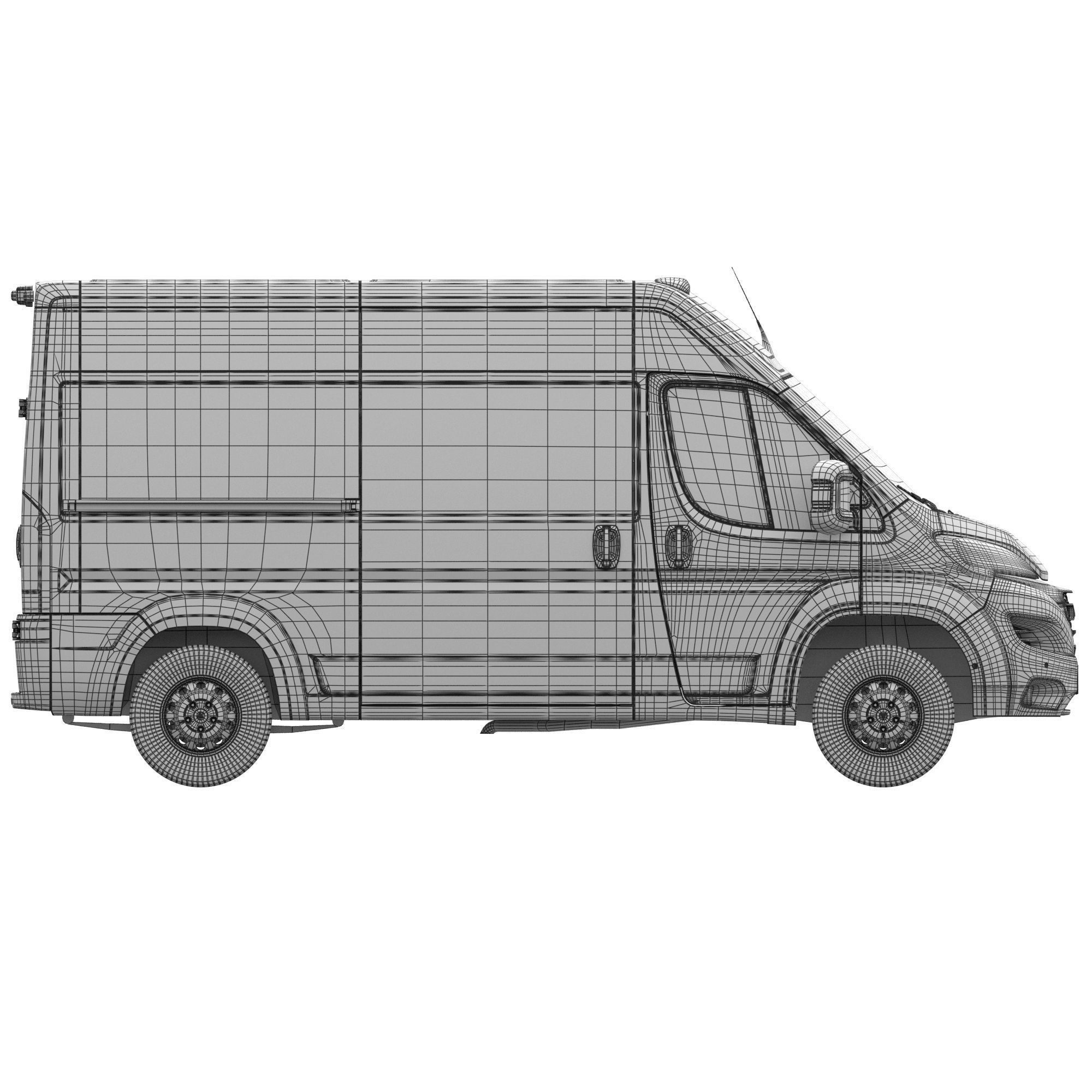 2024 Ram ProMaster L2H2 - Detailed Interior 3D Model - View 20