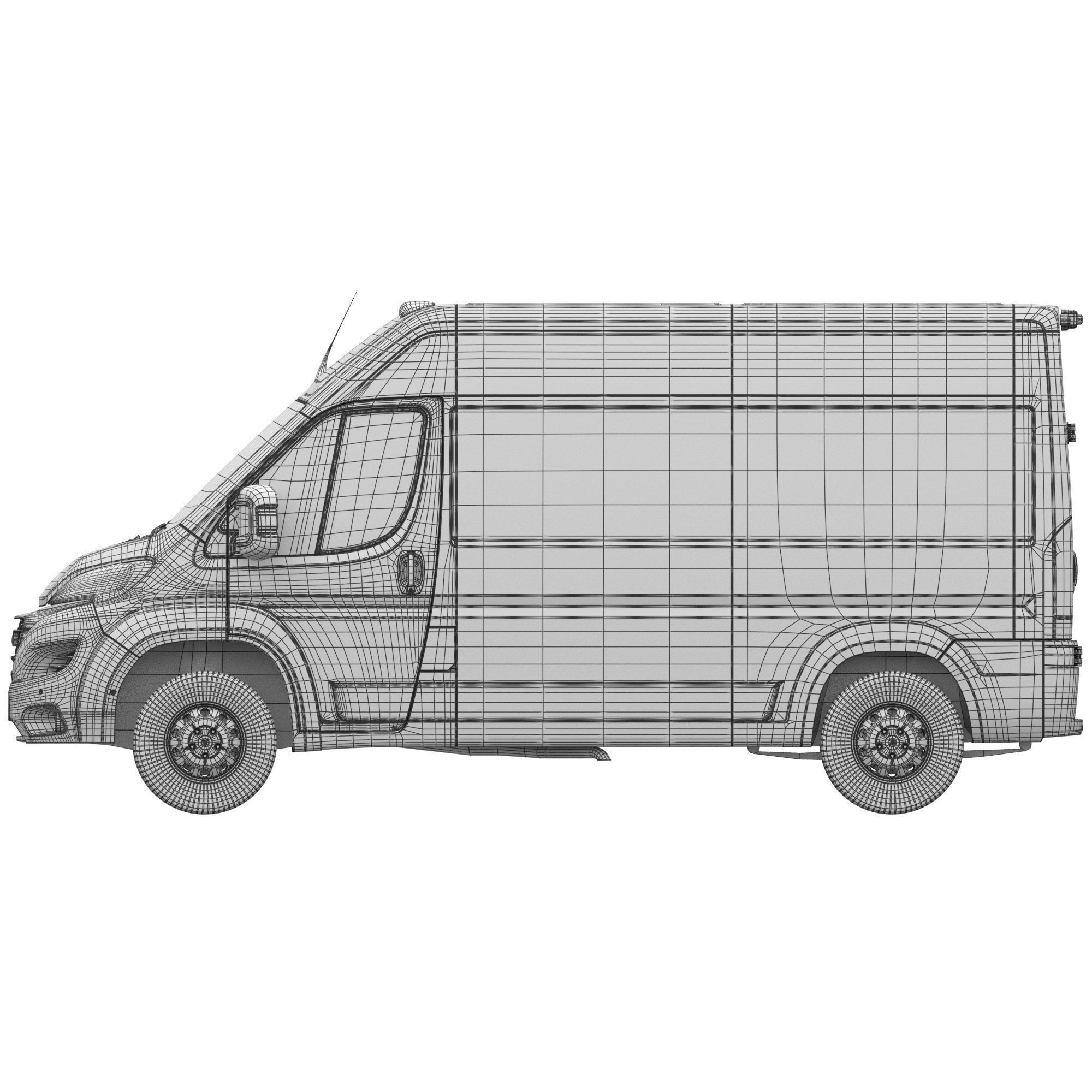 2024 Ram ProMaster L2H2 - Detailed Interior 3D Model - View 21