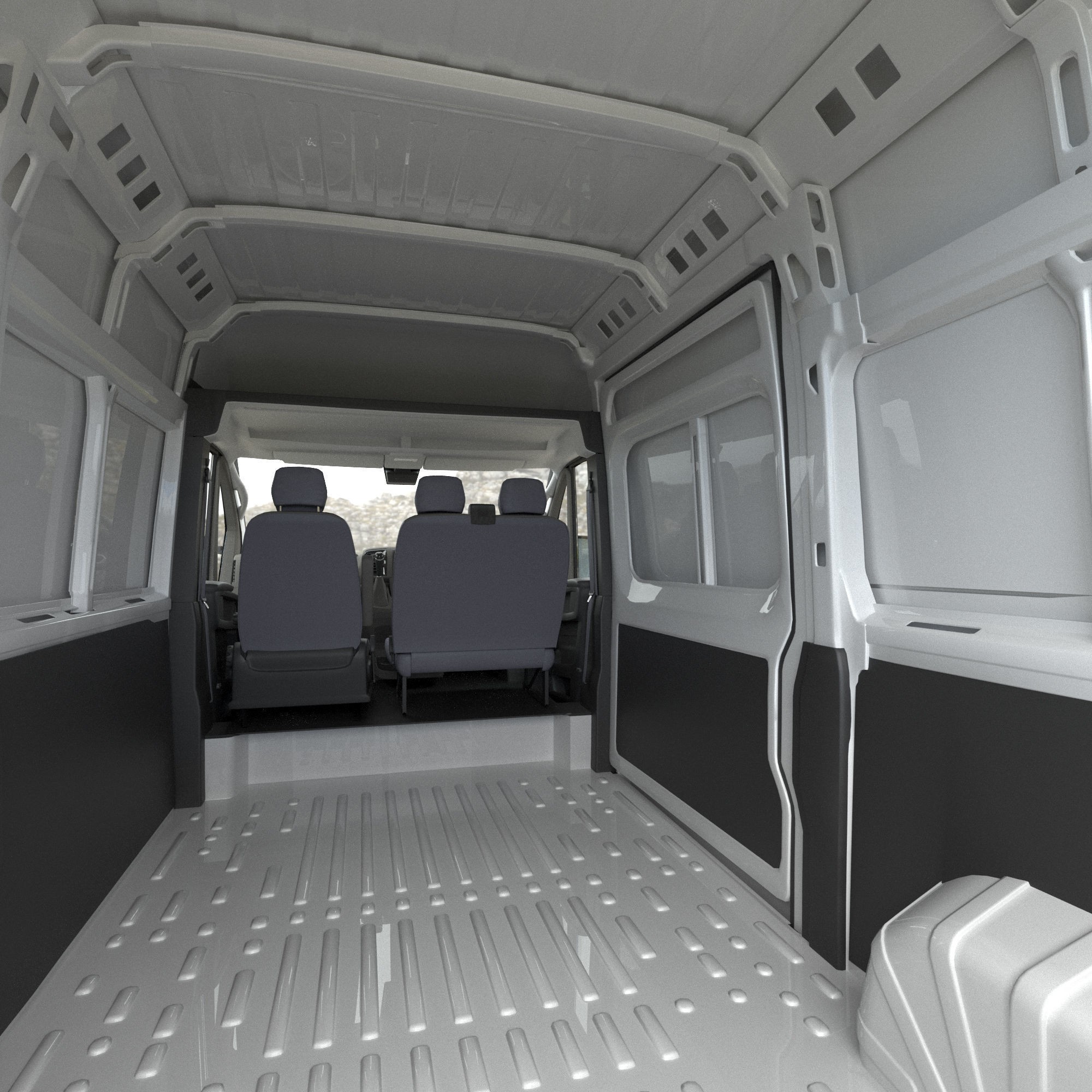 2024 Ram ProMaster L2H2 - Detailed Interior 3D Model - View 24