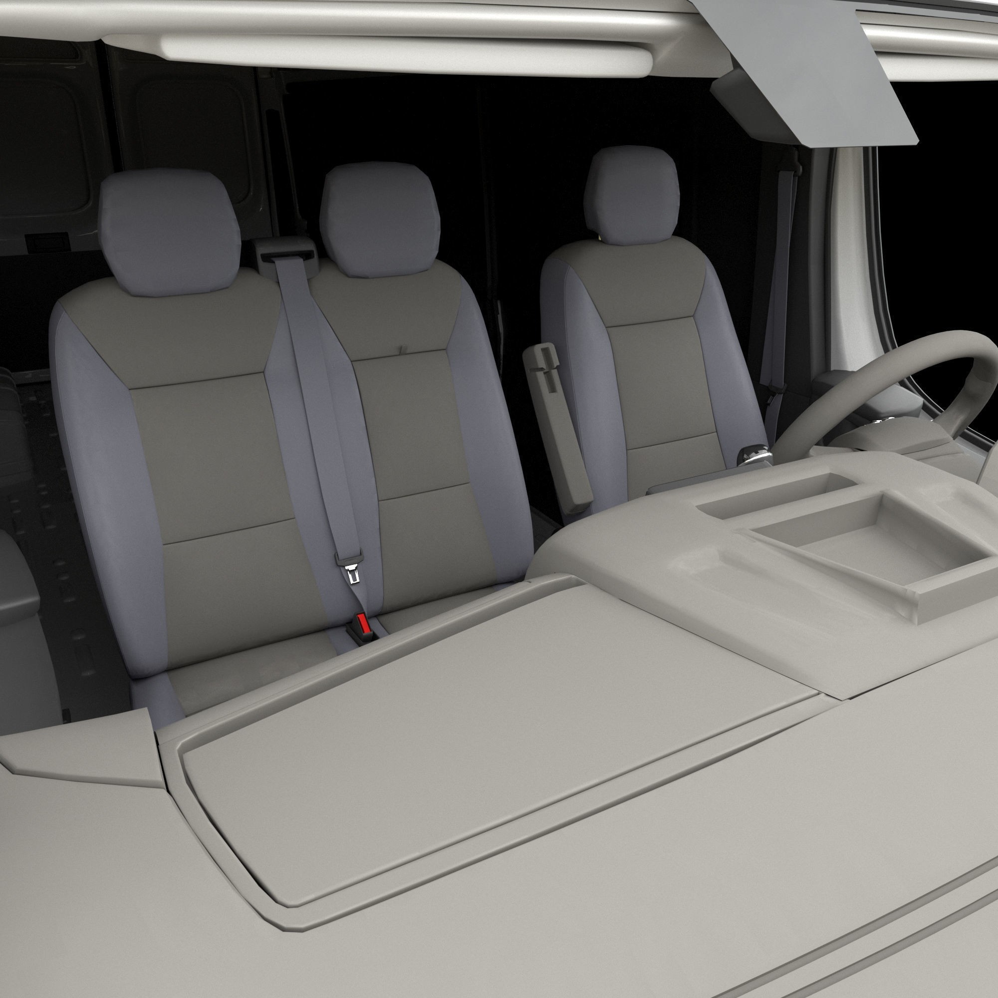 2024 Ram ProMaster L2H2 - Detailed Interior 3D Model - View 29