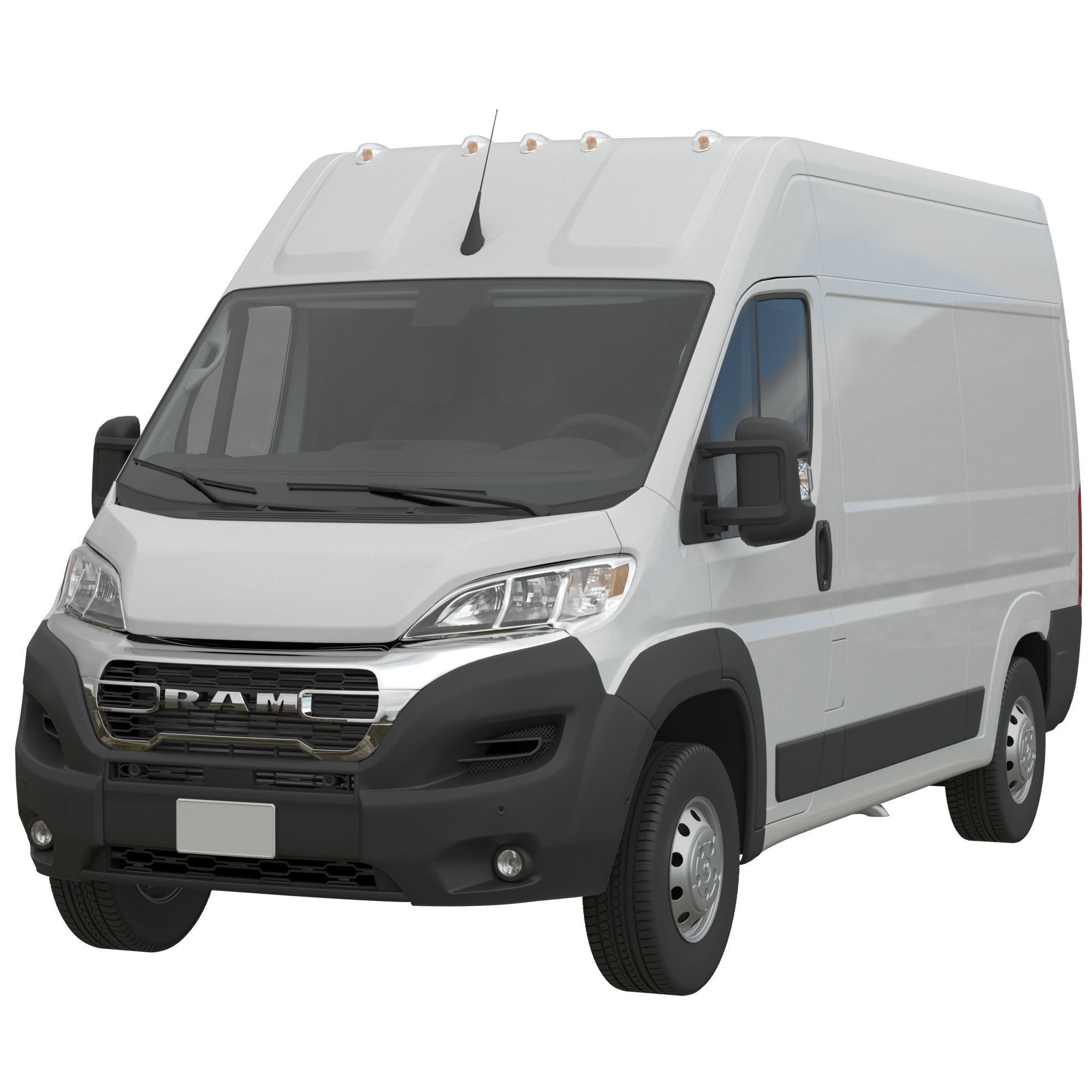 2024 Ram ProMaster L2H2 - Detailed Interior 3D Model - View 3