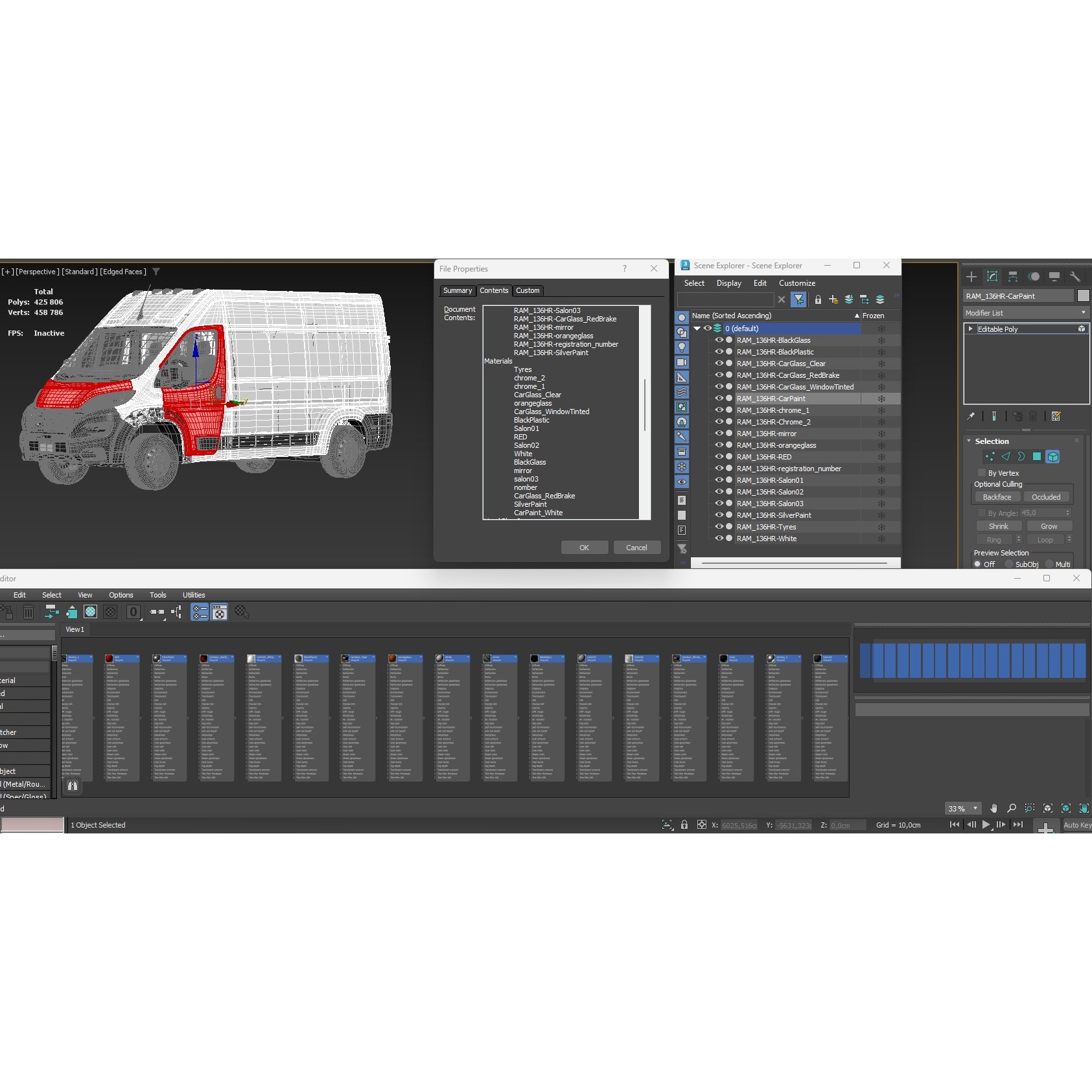 2024 Ram ProMaster L2H2 - Detailed Interior 3D Model - View 30