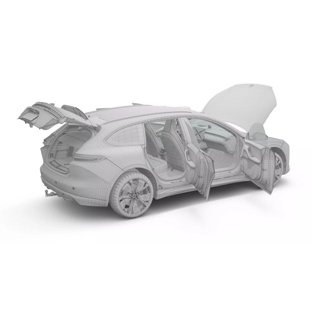 2025 Nio ET5 Touring 3D Model – High Poly Vehicle, FBX, Blender