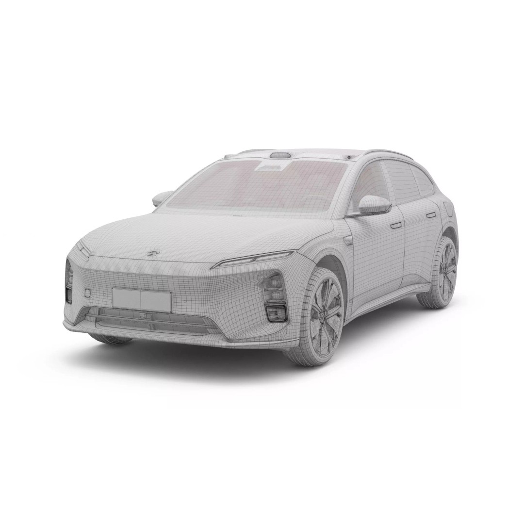 2025 Nio ET5 Touring 3D Model – High Poly Vehicle, FBX, Blender - View 17