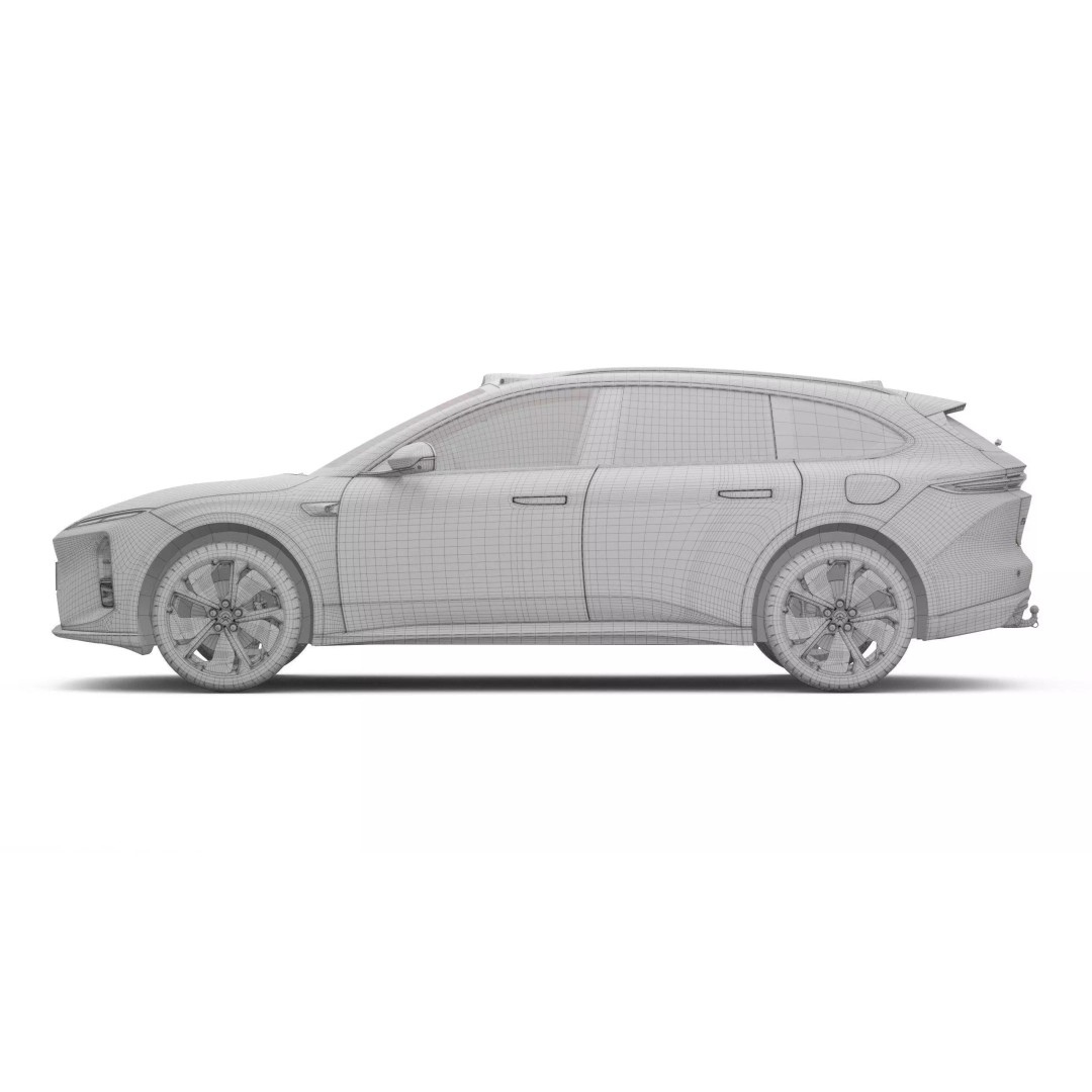 2025 Nio ET5 Touring 3D Model – High Poly Vehicle, FBX, Blender - View 20