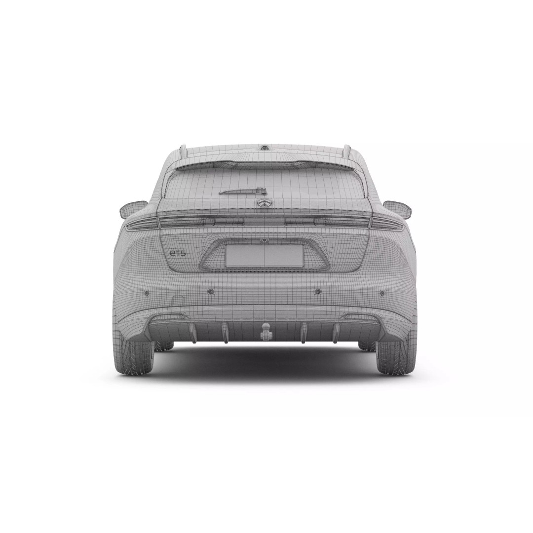 2025 Nio ET5 Touring 3D Model – High Poly Vehicle, FBX, Blender - View 21