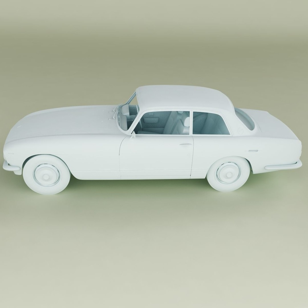 Bristol 411 Series 2 3D Model – High Poly Classic Car with Textures - View 13