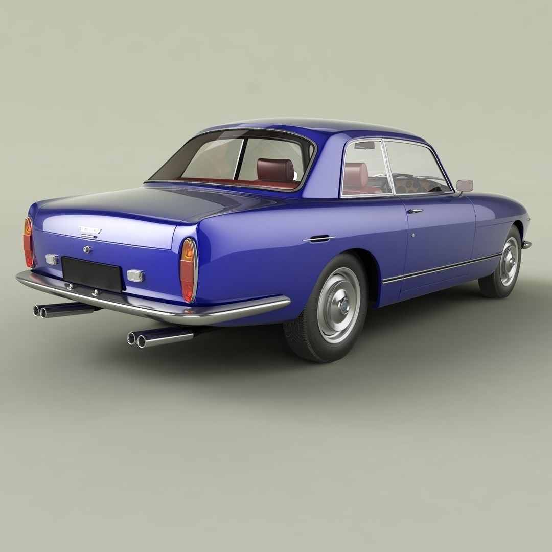 Bristol 411 Series 2 3D Model – High Poly Classic Car with Textures - View 4