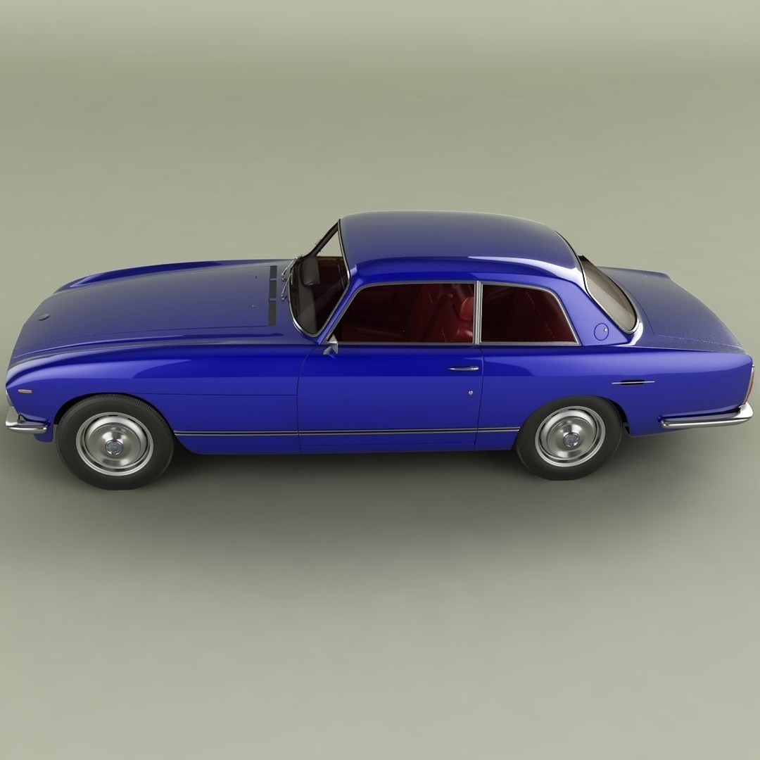 Bristol 411 Series 2 3D Model – High Poly Classic Car with Textures - View 8