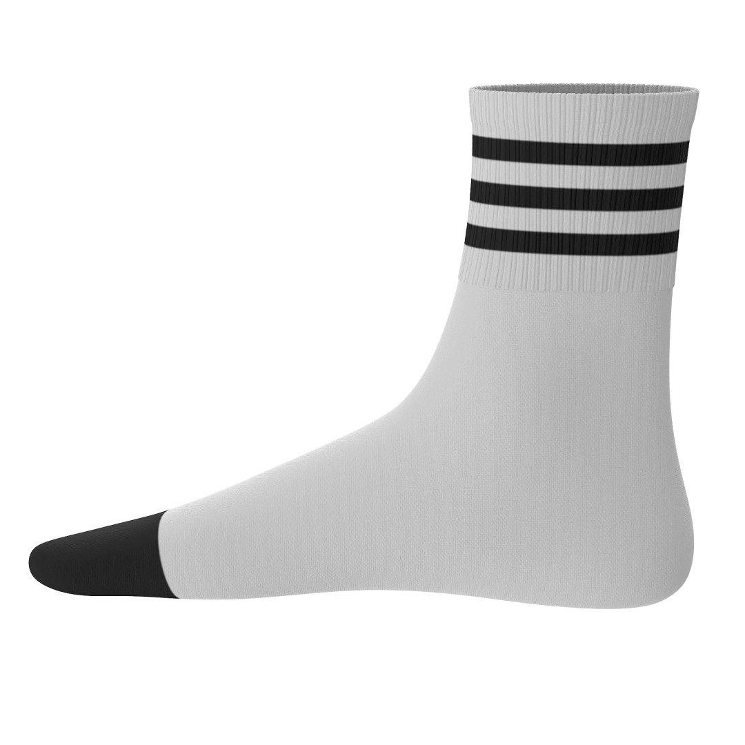 Socks 3D Model – Low Poly Realistic Clothing, FBX, OBJ, Blender - View 24