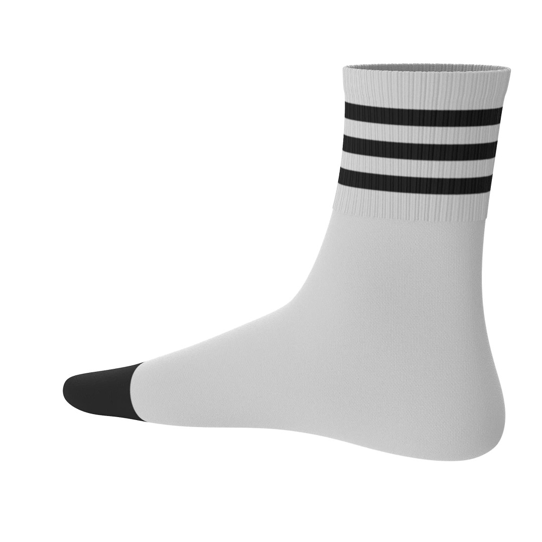 Socks 3D Model – Low Poly Realistic Clothing, FBX, OBJ, Blender - View 26