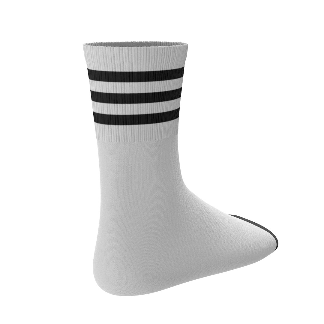 Socks 3D Model – Low Poly Realistic Clothing, FBX, OBJ, Blender - View 34