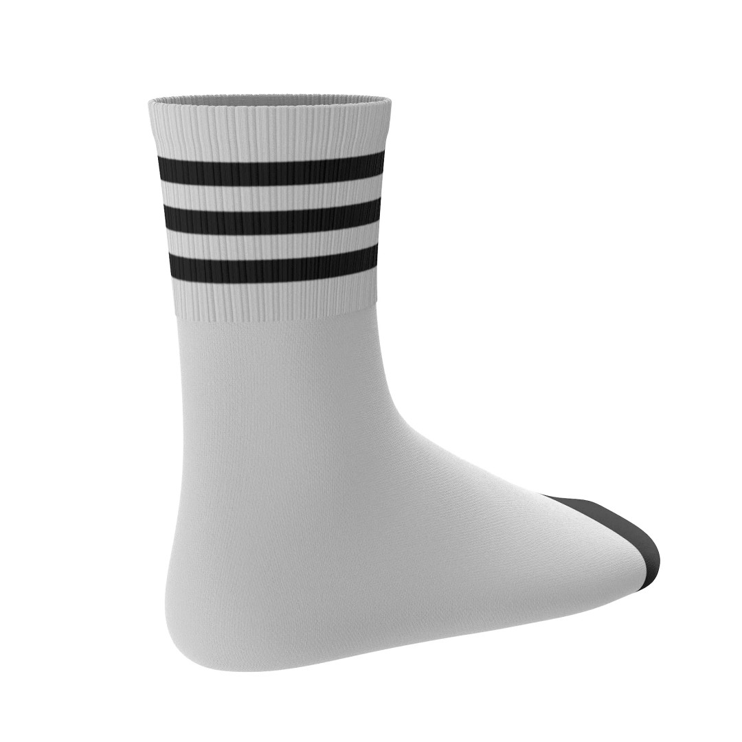 Socks 3D Model – Low Poly Realistic Clothing, FBX, OBJ, Blender - View 35