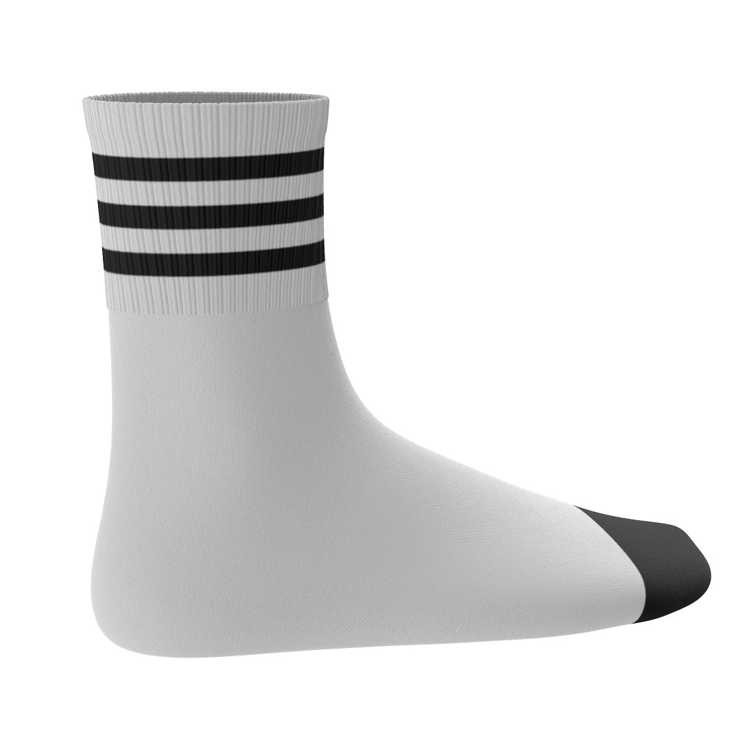 Socks 3D Model – Low Poly Realistic Clothing, FBX, OBJ, Blender - View 37