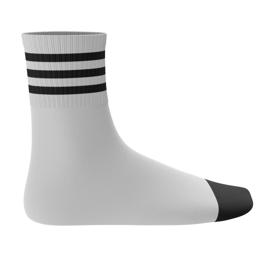 Socks 3D Model – Low Poly Realistic Clothing, FBX, OBJ, Blender - View 38