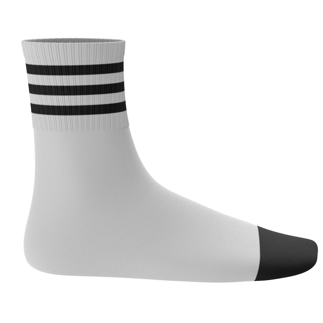 Socks 3D Model – Low Poly Realistic Clothing, FBX, OBJ, Blender - View 39