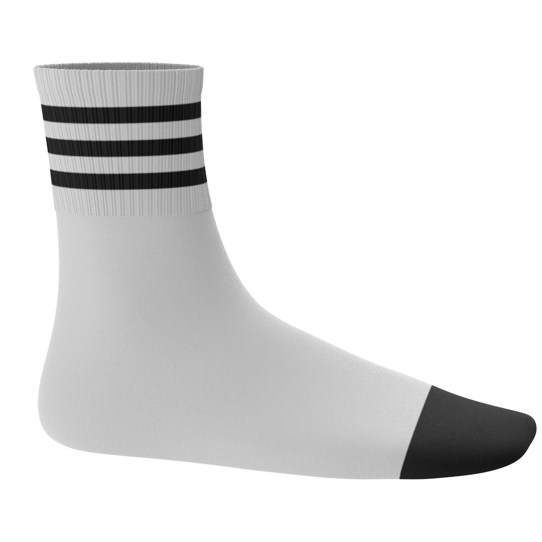 Socks 3D Model – Low Poly Realistic Clothing, FBX, OBJ, Blender - View 40