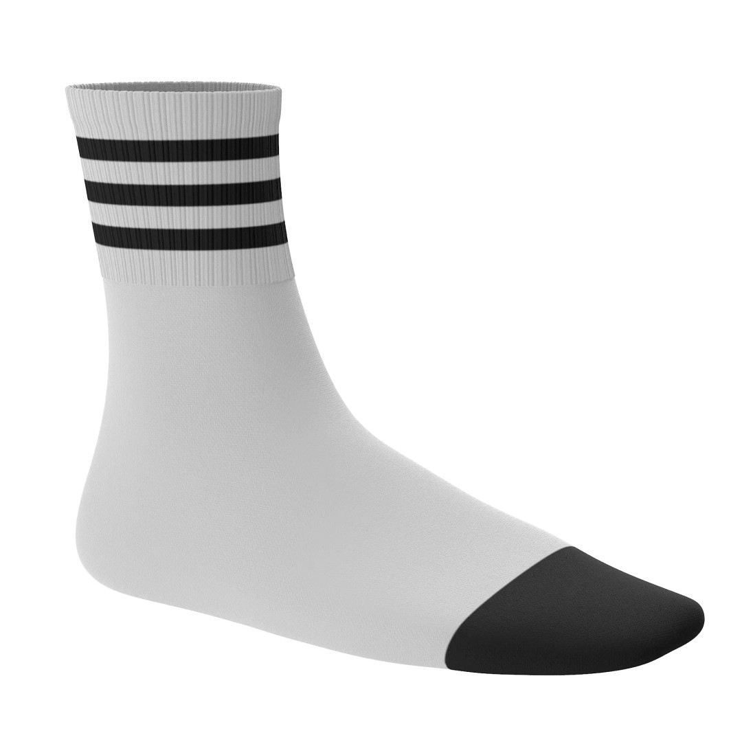 Socks 3D Model – Low Poly Realistic Clothing, FBX, OBJ, Blender - View 42