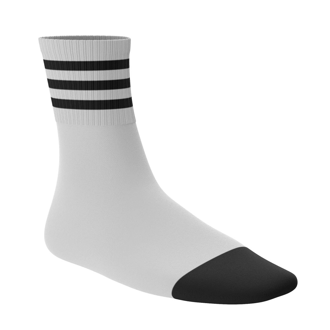 Socks 3D Model – Low Poly Realistic Clothing, FBX, OBJ, Blender - View 43
