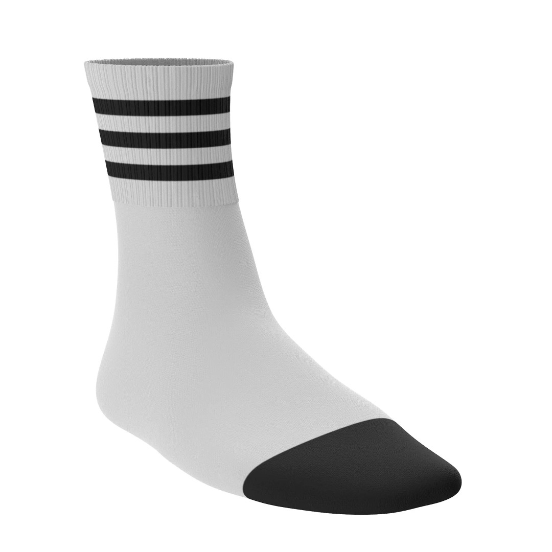 Socks 3D Model – Low Poly Realistic Clothing, FBX, OBJ, Blender - View 44