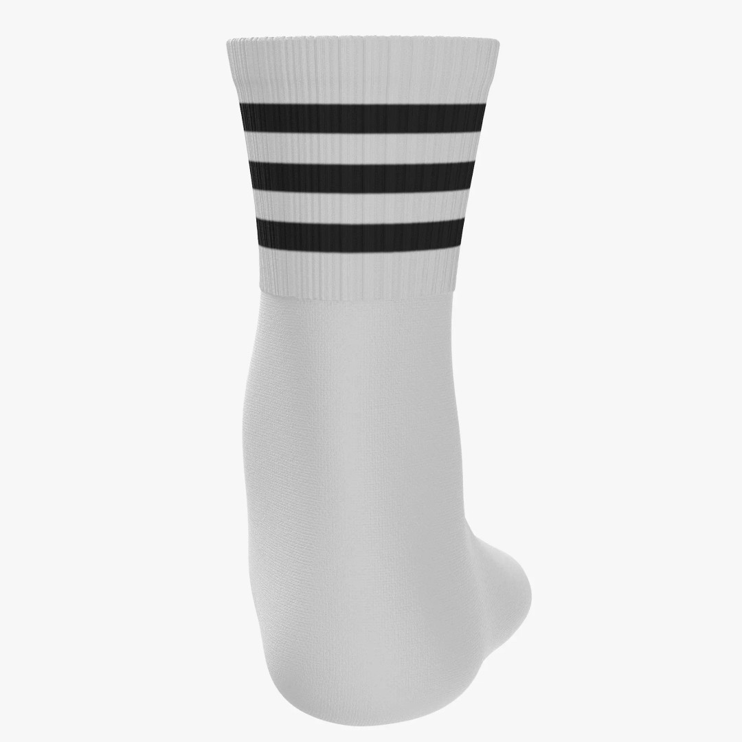 Socks 3D Model – Low Poly Realistic Clothing, FBX, OBJ, Blender - View 9