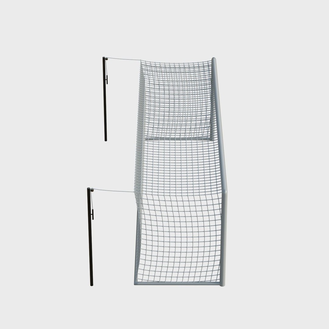 Soccer Goal 3D Model – Low Poly Game Asset, FBX, PBR Textures