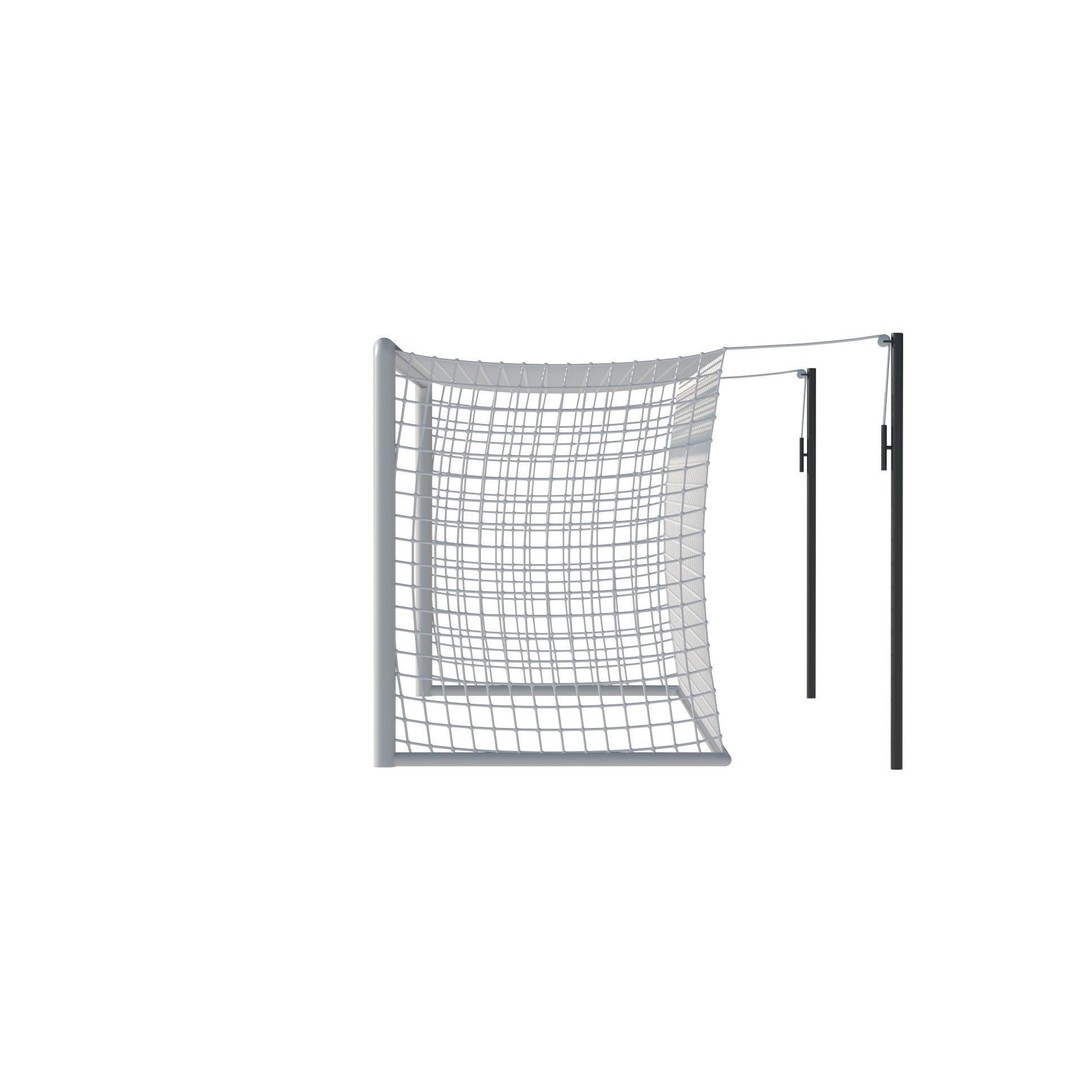 Soccer Goal 3D Model – Low Poly Game Asset, FBX, PBR Textures - View 10