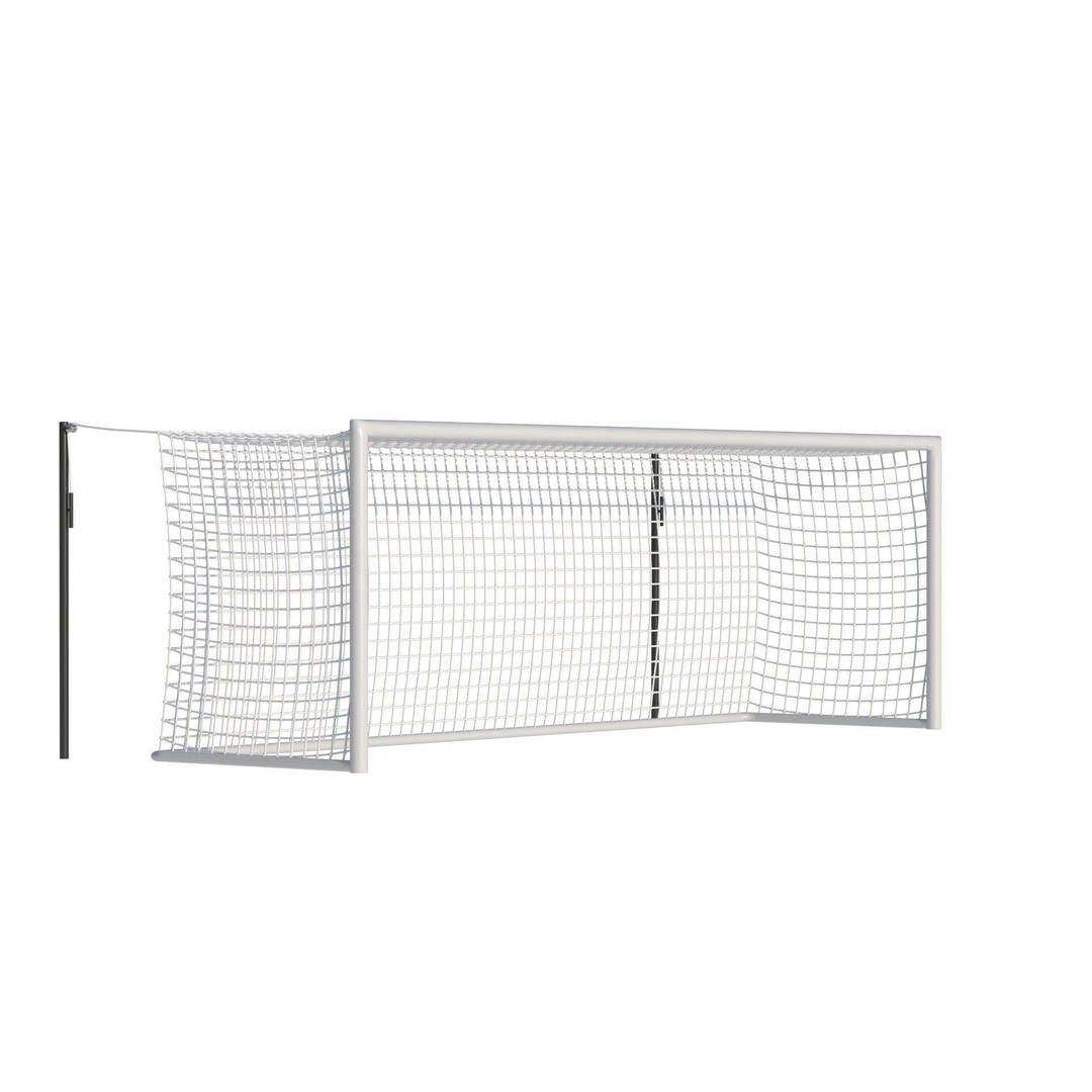 Soccer Goal 3D Model – Low Poly Game Asset, FBX, PBR Textures - View 8