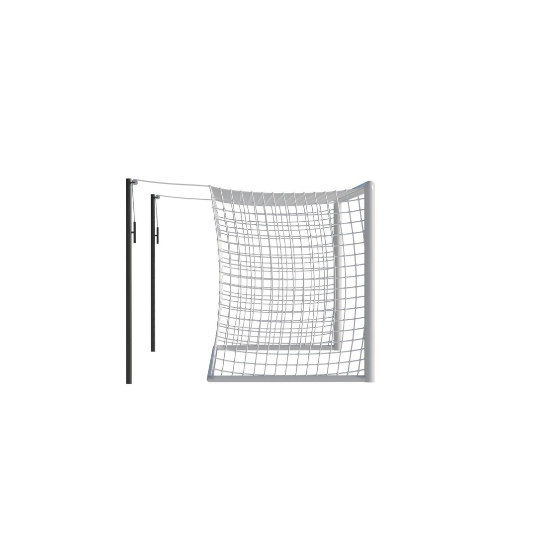 Soccer Goal 3D Model – Low Poly Game Asset, FBX, PBR Textures - View 9