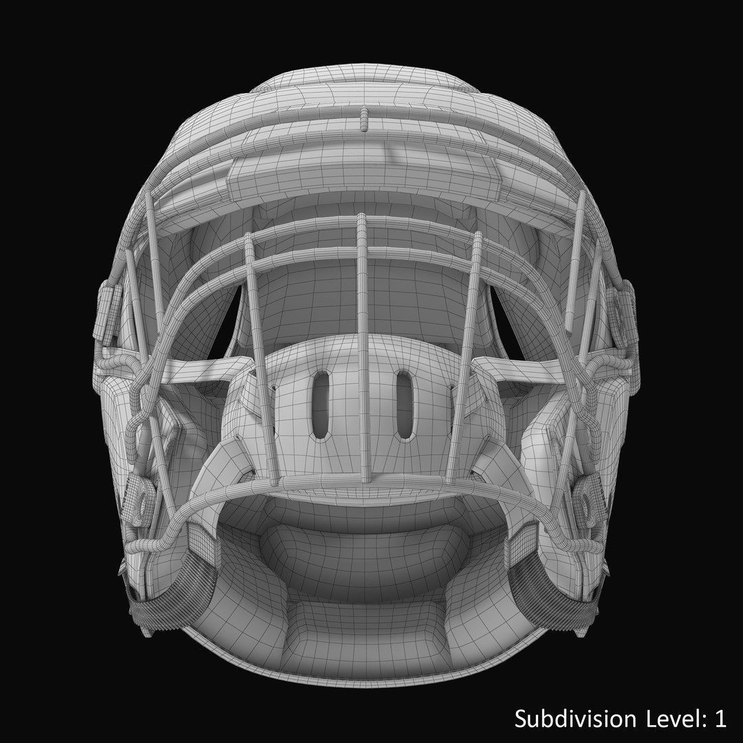 Riddel Speedflex Helmet 3D Model – Low Poly Game Asset, FBX, PBR Textures - View 19
