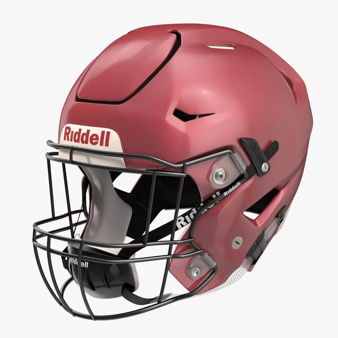 Riddel Speedflex Helmet 3D Model – Low Poly Game Asset, FBX, PBR Textures - View 2
