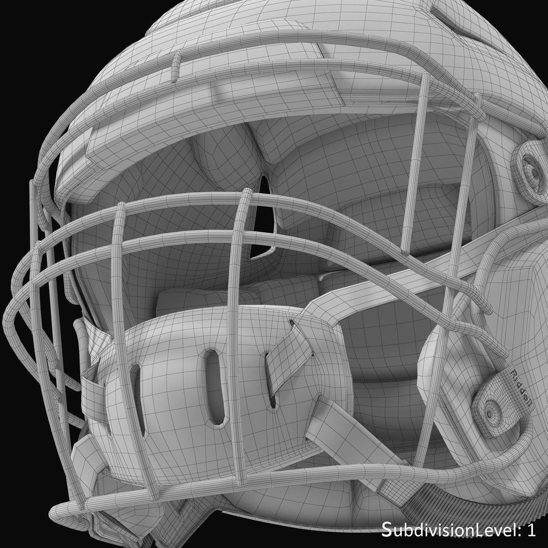 Riddel Speedflex Helmet 3D Model – Low Poly Game Asset, FBX, PBR Textures - View 25