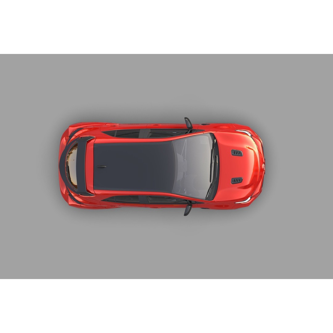 Toyota Corolla GR 2022 3D Model – High Poly Interior, FBX, Blender - View 14