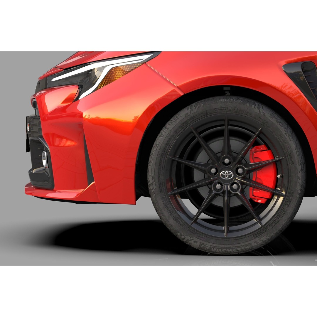 Toyota Corolla GR 2022 3D Model – High Poly Interior, FBX, Blender - View 16