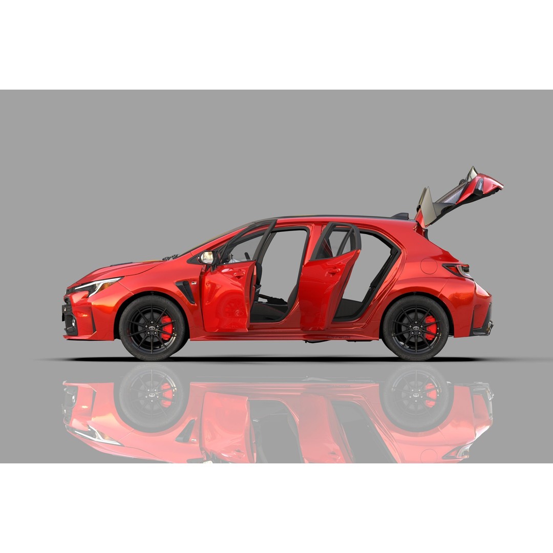 Toyota Corolla GR 2022 3D Model – High Poly Interior, FBX, Blender - View 18