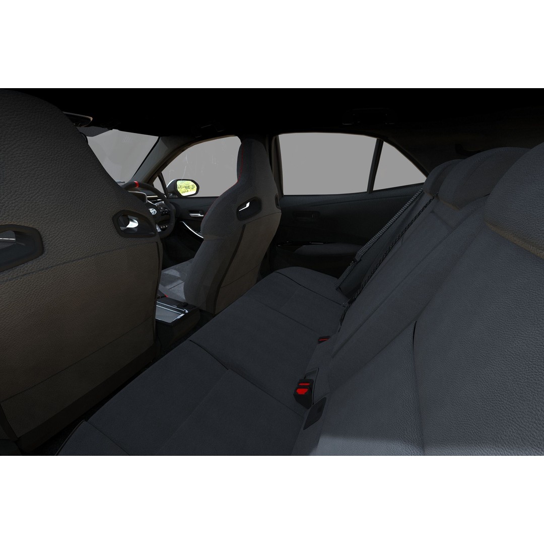 Toyota Corolla GR 2022 3D Model – High Poly Interior, FBX, Blender - View 26
